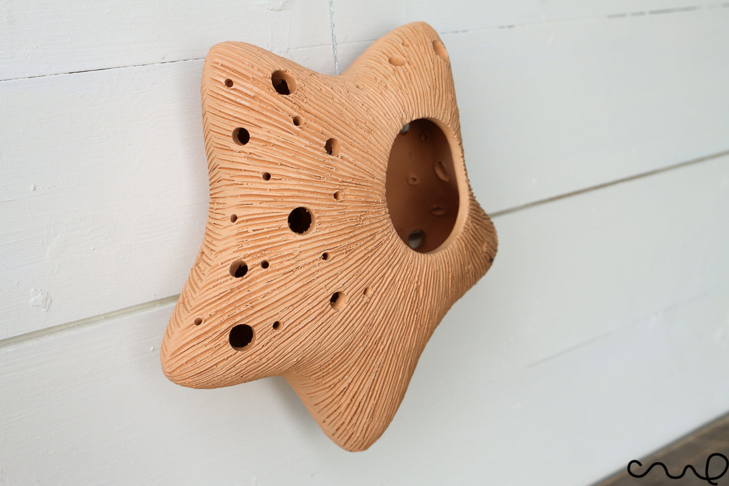 Handmade Terracotta Hanging Plant Pot Orchid Garden Indoor Outdoor Plant STAR