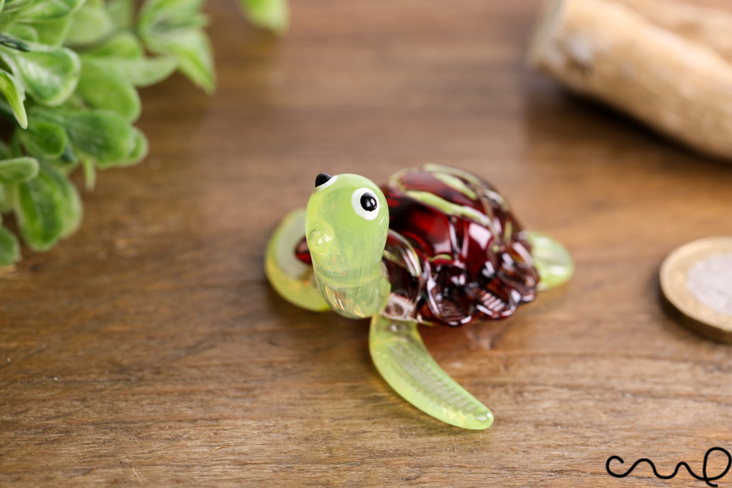 Handmade Small Glass Turtle Tortoise Gloss Garden Decor Ornament Cute Home Deco Terrariums