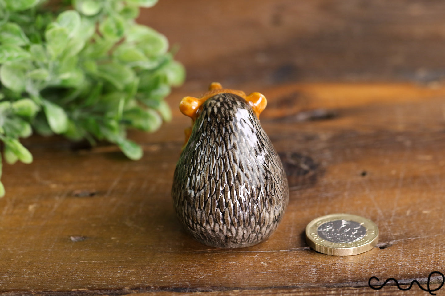 Handmade Ceramic Hedgehog Small Animal Figurine Ornaments Collectable Pottery Gift