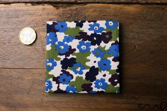 Handmade Unisex Pocket Square Floral 100% Cotton handkerchief Wedding Gift AI