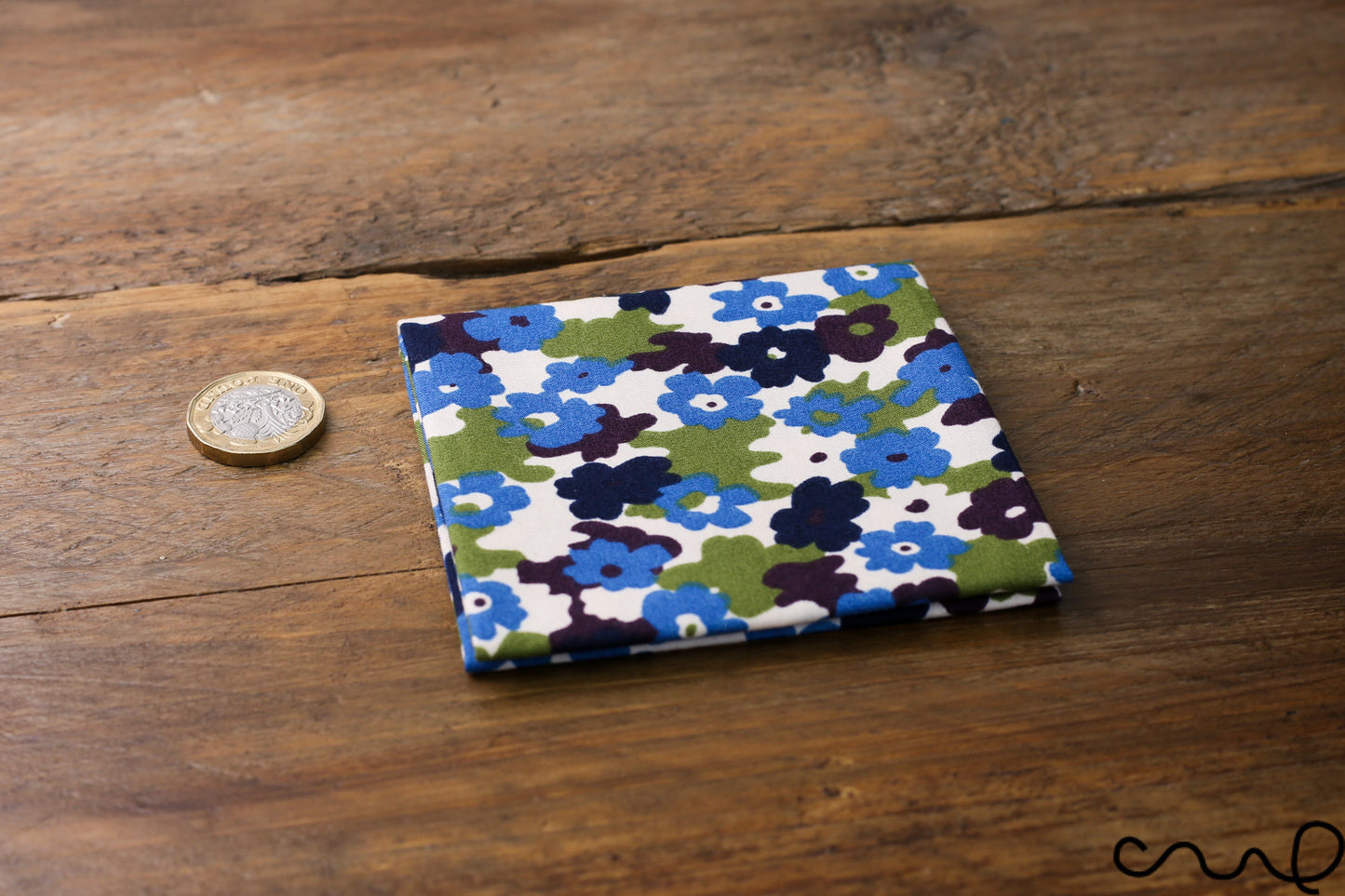 Handmade Unisex Pocket Square Floral 100% Cotton handkerchief Wedding Gift AI