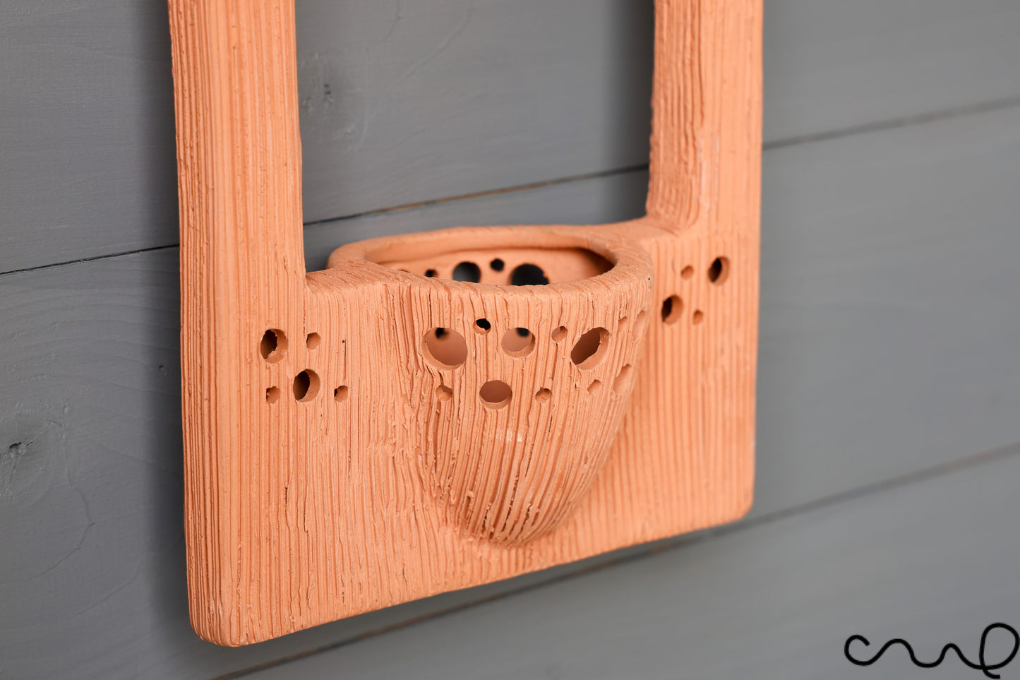 Handmade Terracotta Pot Photo Frame Shape Indoor Hanging Plant Pot Succulent Pot