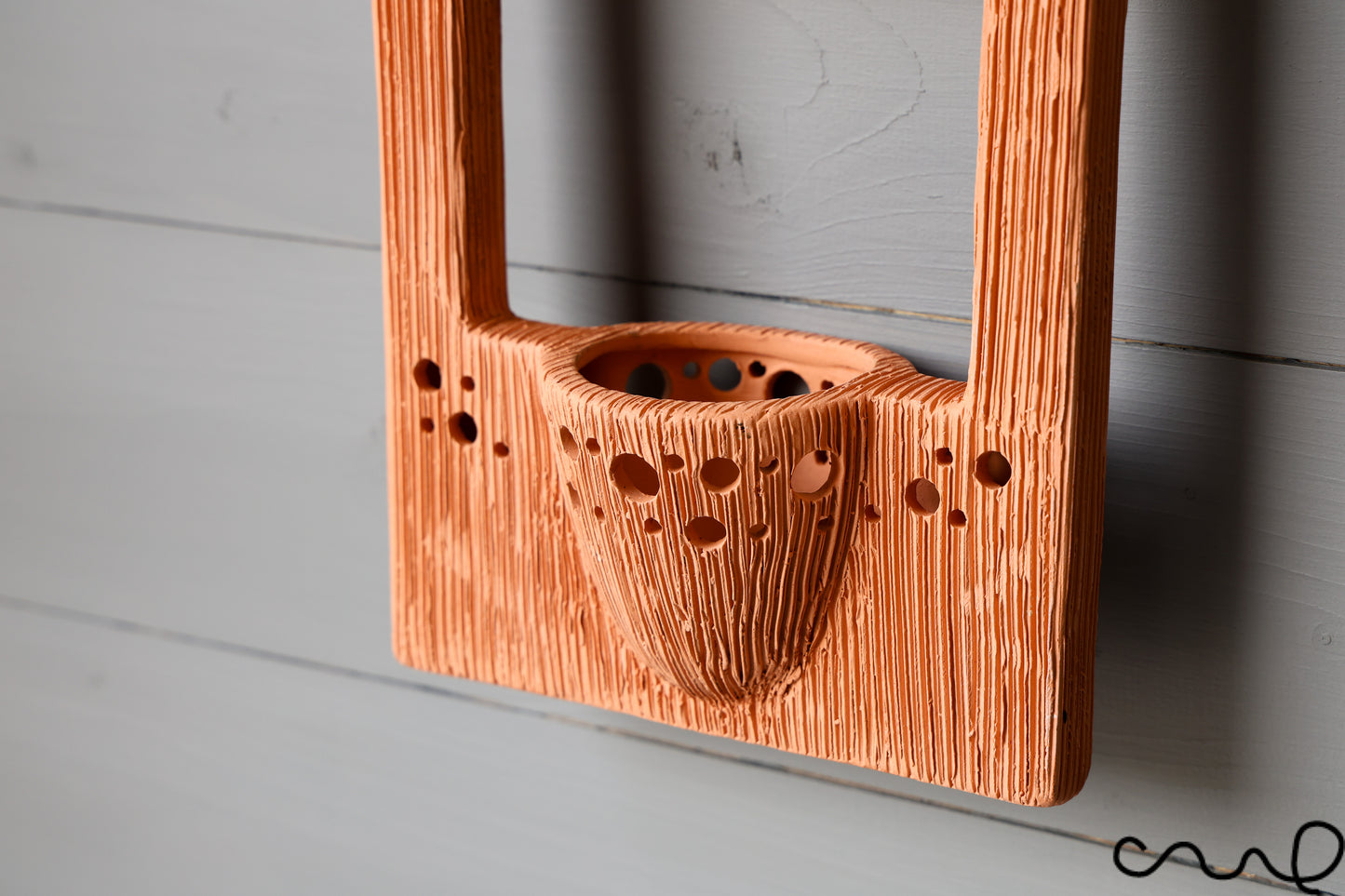 Handmade Terracotta Pot Photo Frame Shape Indoor Hanging Plant Pot Succulent Pot
