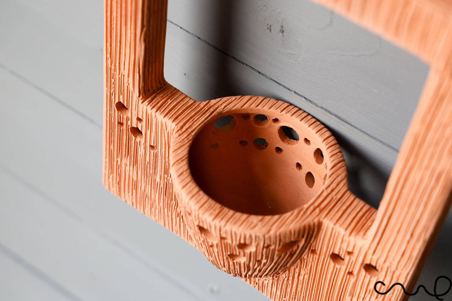 Handmade Terracotta Pot Photo Frame Shape Indoor Hanging Plant Pot Succulent Pot
