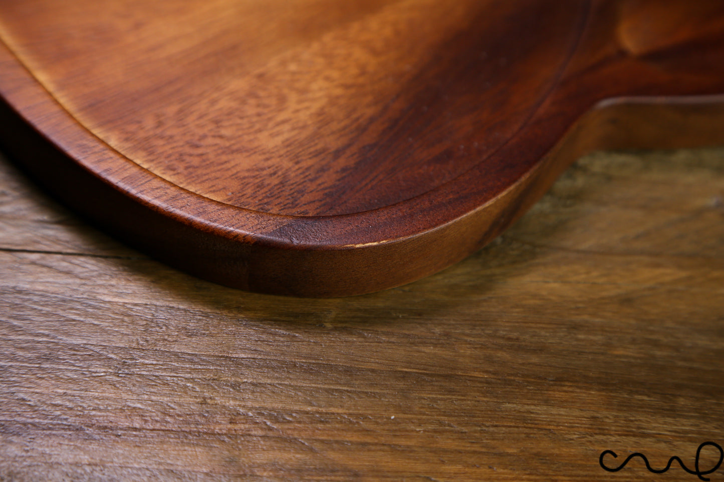 Handmade Acacia Wood Bear Plate: Kid's Food Server