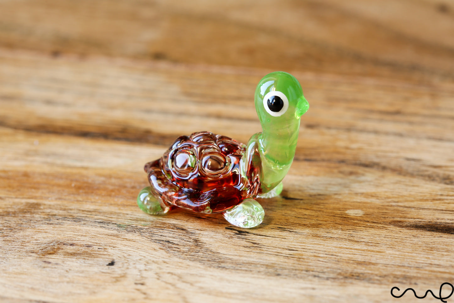 NEW Small Handmade Little Glass Turtle Tortoise Gloss Garden Decor Ornament Cute Terrariums