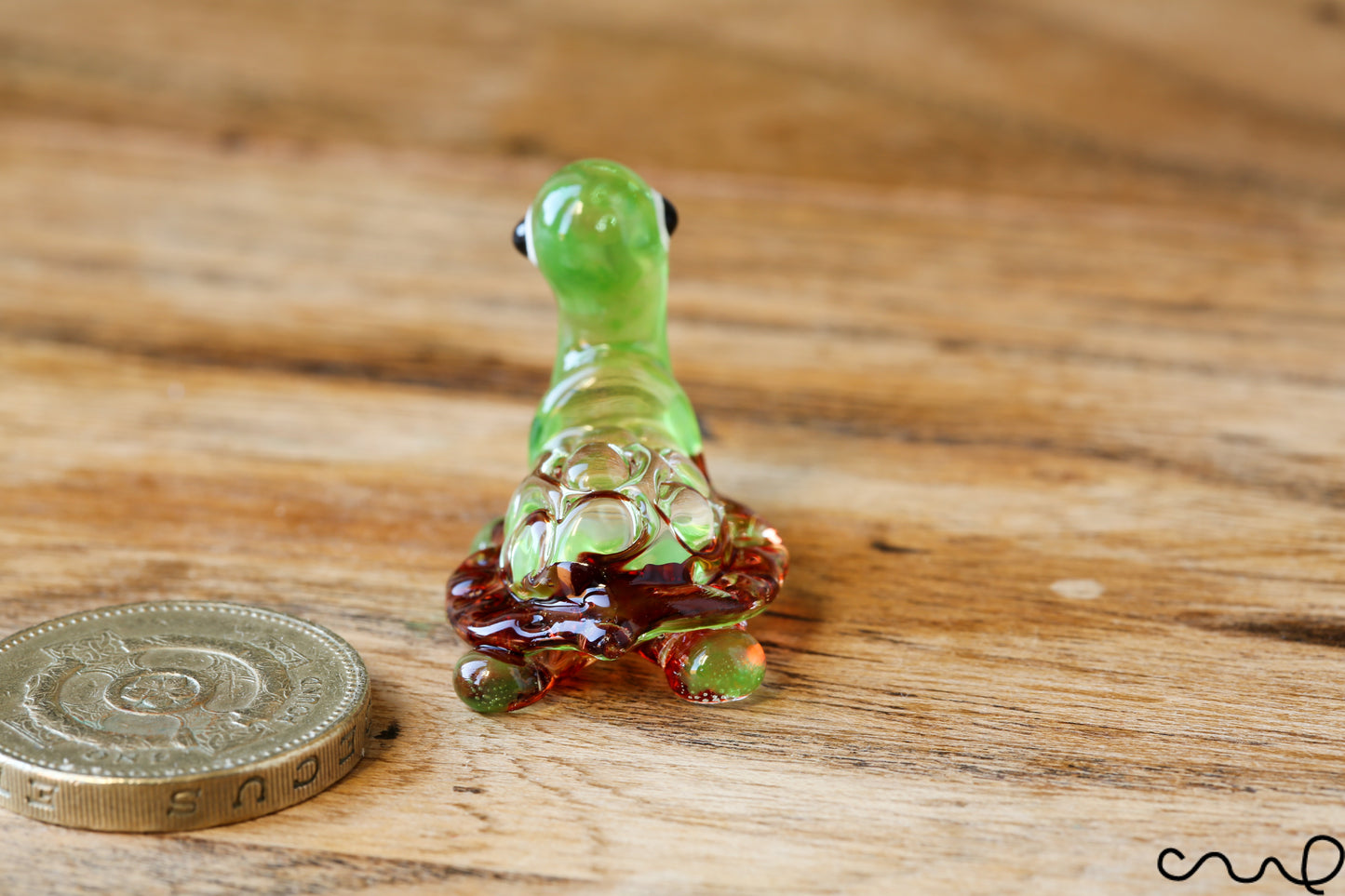 NEW Small Handmade Little Glass Turtle Tortoise Gloss Garden Decor Ornament Cute Terrariums