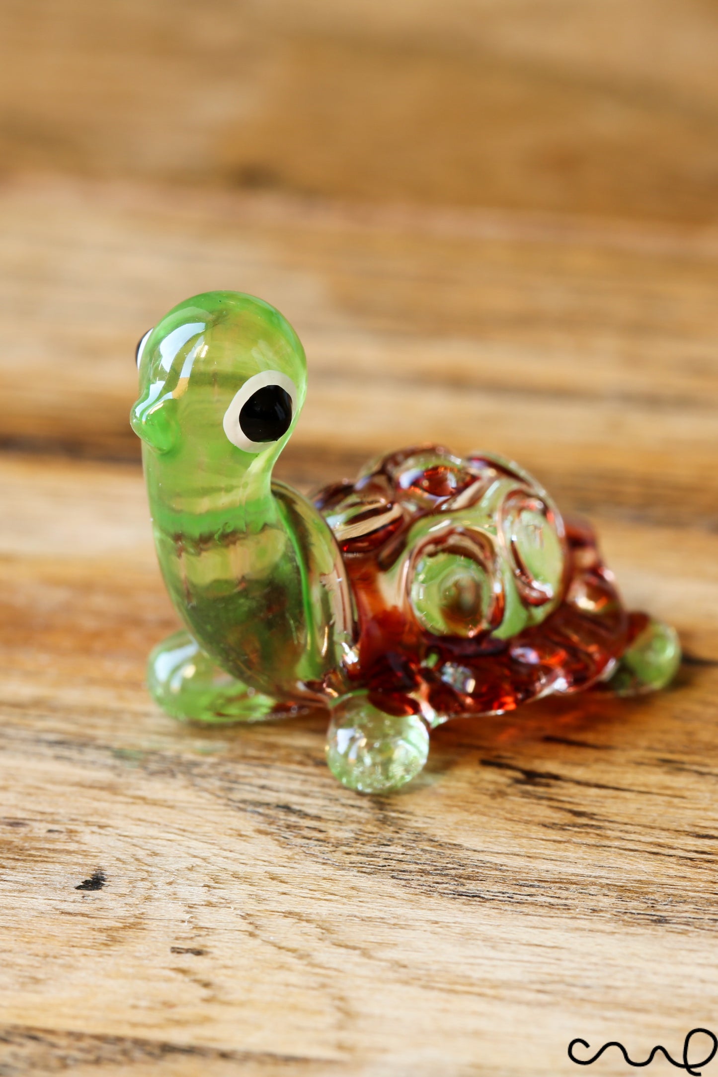 NEW Small Handmade Little Glass Turtle Tortoise Gloss Garden Decor Ornament Cute Terrariums