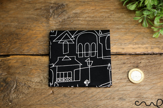 Handmade Unisex Cotton Pocket Square Handkerchief Geometric Line Wedding Gift AV